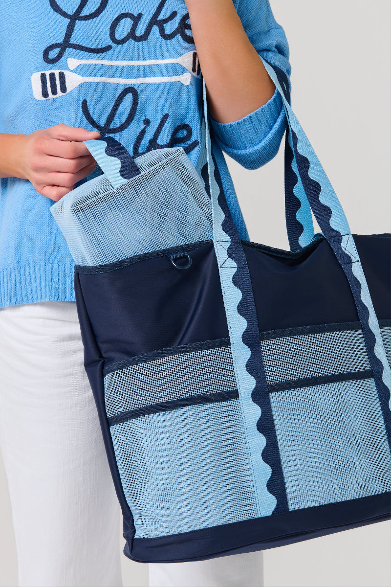 Shiraleah Camden Neoprene Tote Navy
