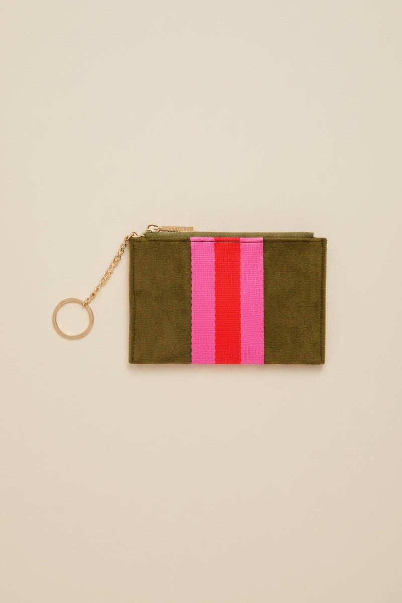 Shiraleah Milano Card Case Olive