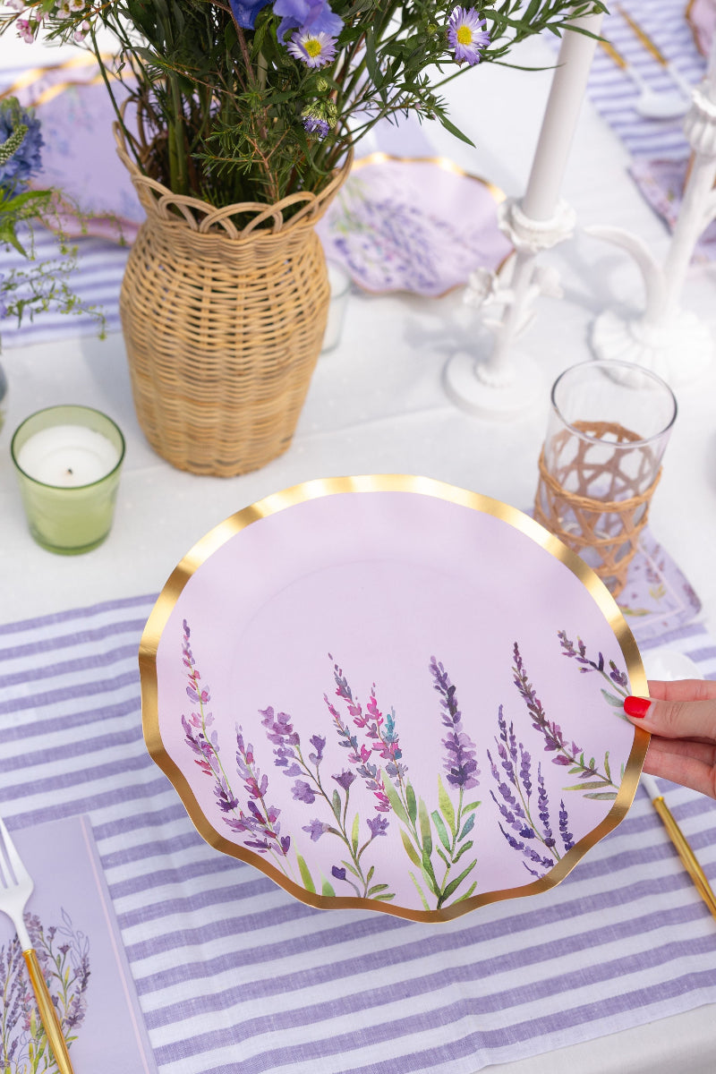 Sophistiplate Lavender Fields Dinner Plates