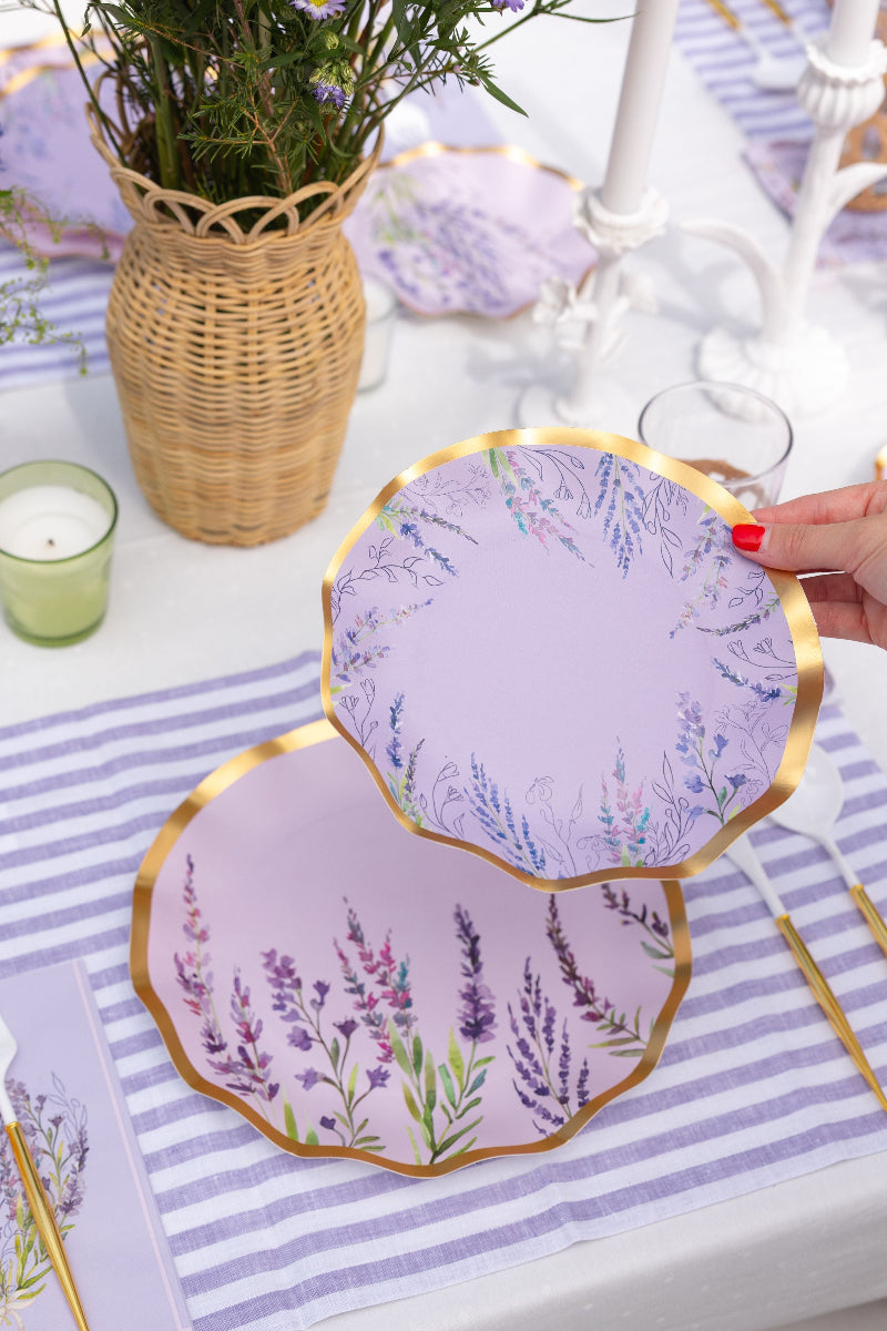 Sophistiplate Lavender Fields Appetizer Bowls