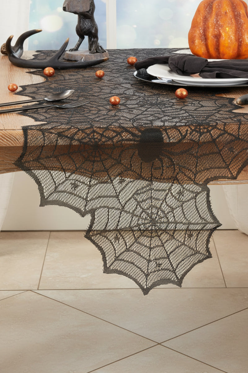 Spiderweb Net Runner 18x72" Black