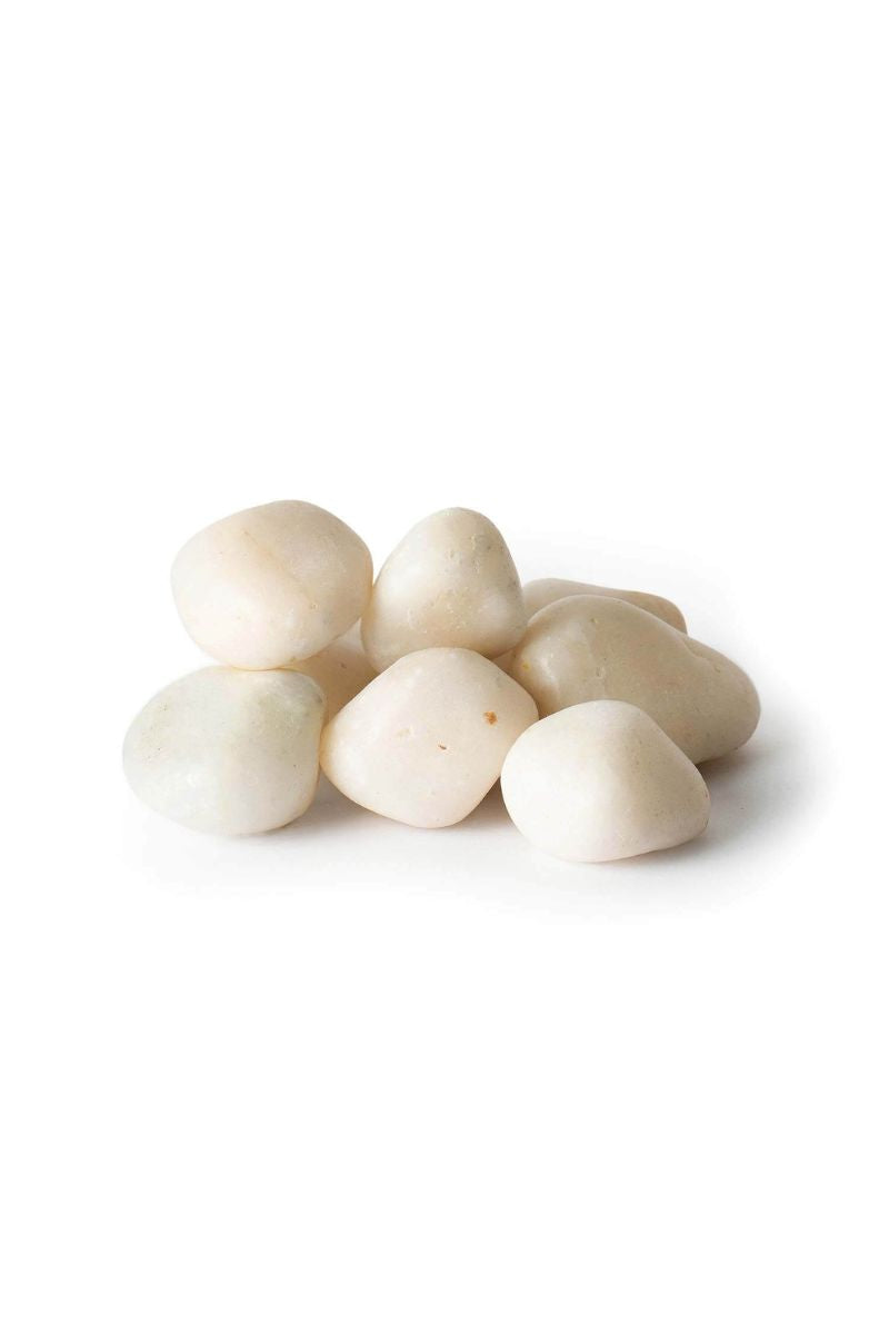 Decorative Bagged Stone 2QT White
