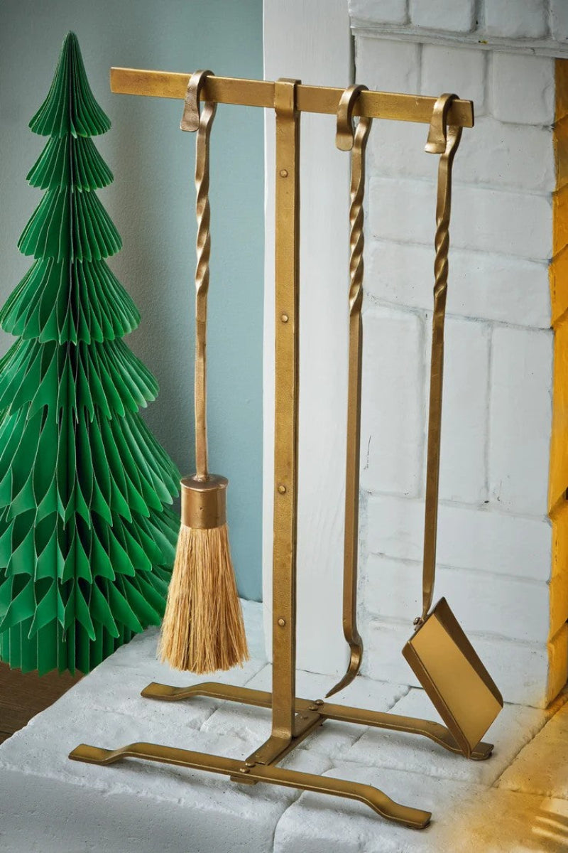 Twist Fireplace Tools Set Of 3