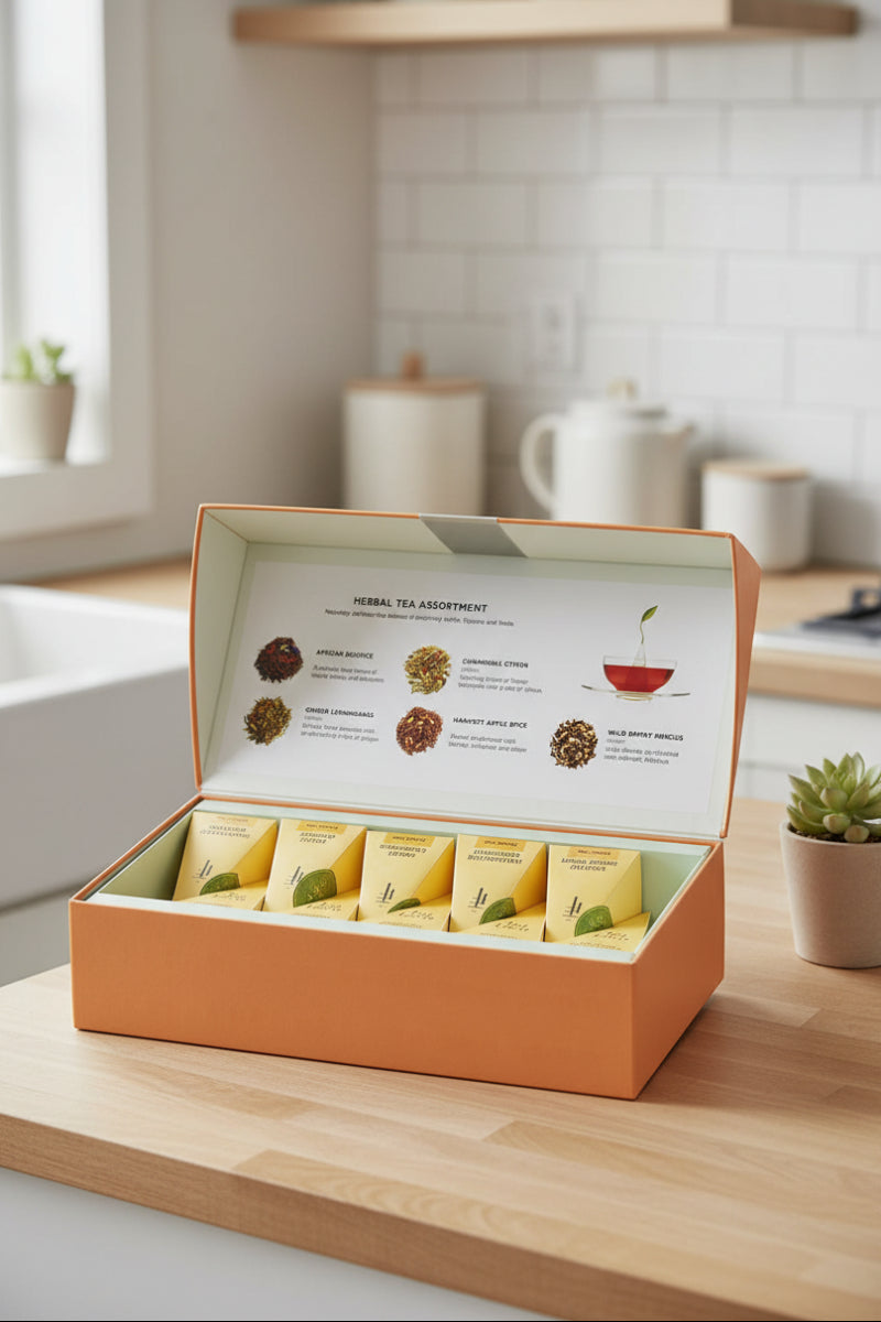 Tea Forte Petite Presentation Box Herbal Tea Assortment
