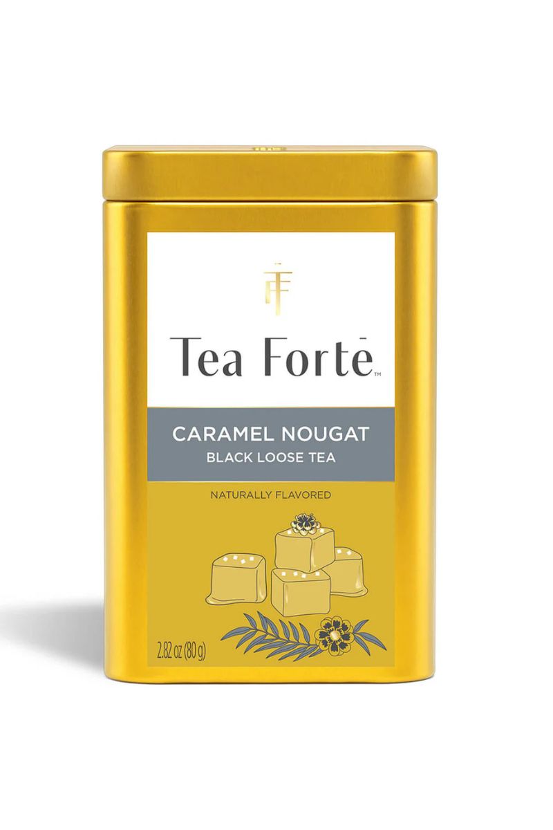 Tea Forte Loose Leaf Tea Canister Caramel Nougat