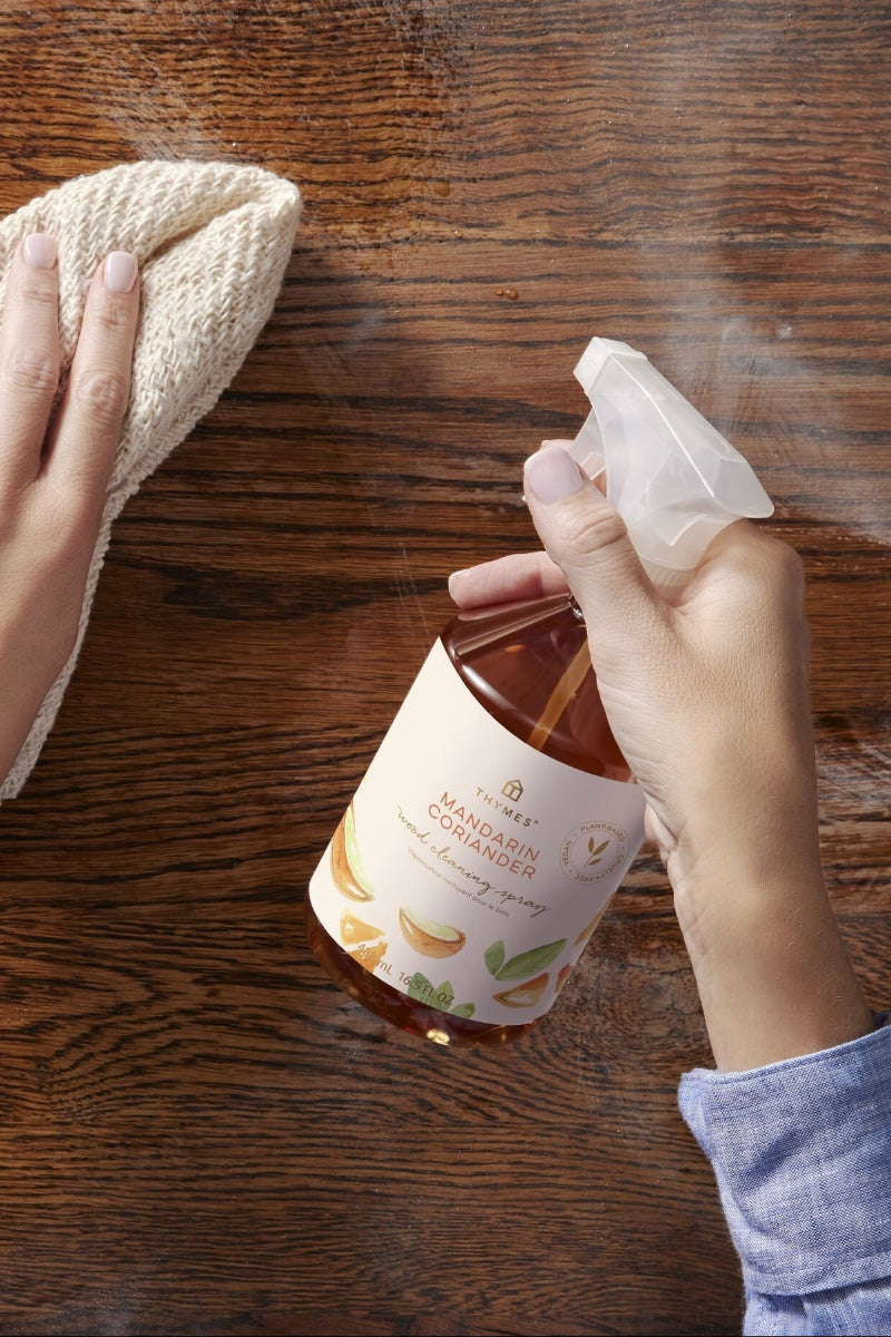 Thymes Mandarin Coriander Wood Cleaning Spray