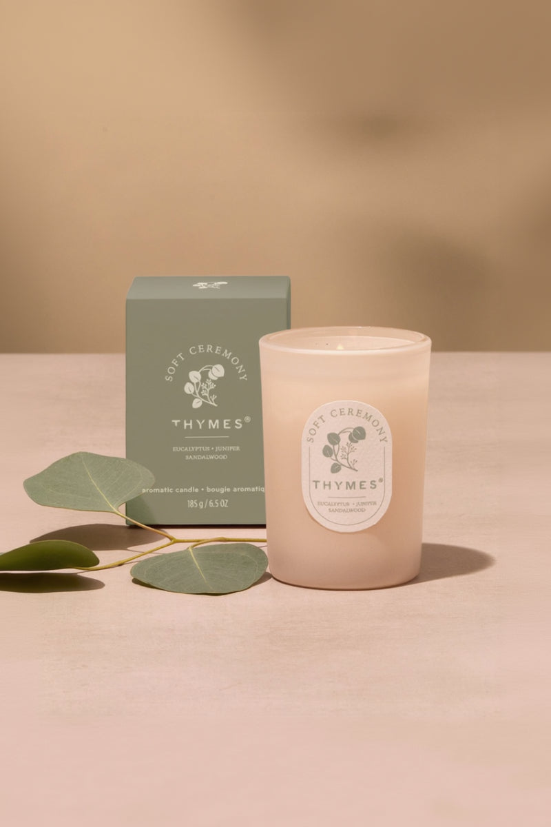 Thymes Soft Ceremony Boxed Candle 6.5oz