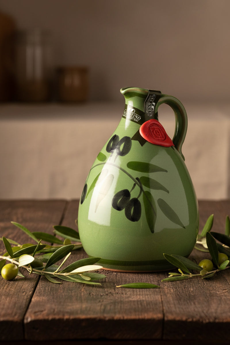 Tony Extra Virgin Olive Oil Ceramic By Frantoio Galantino 16.9 oz