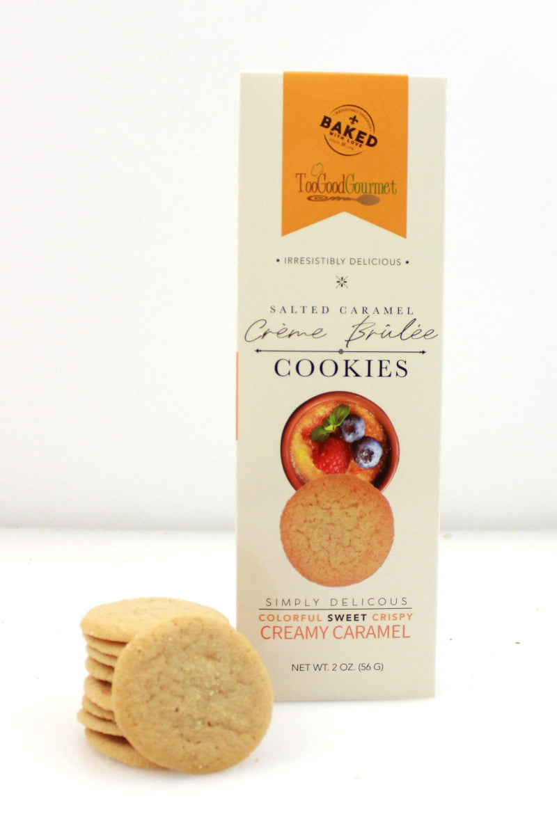 Too Good Creme Brulee Salted Caramel Thin Crisp Cookies