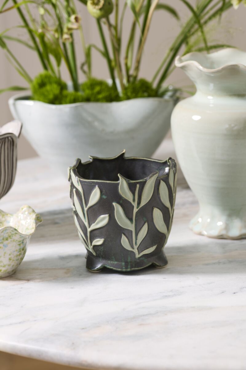 Accent Decor Vinelet Pot 5.5"x5.5" Green