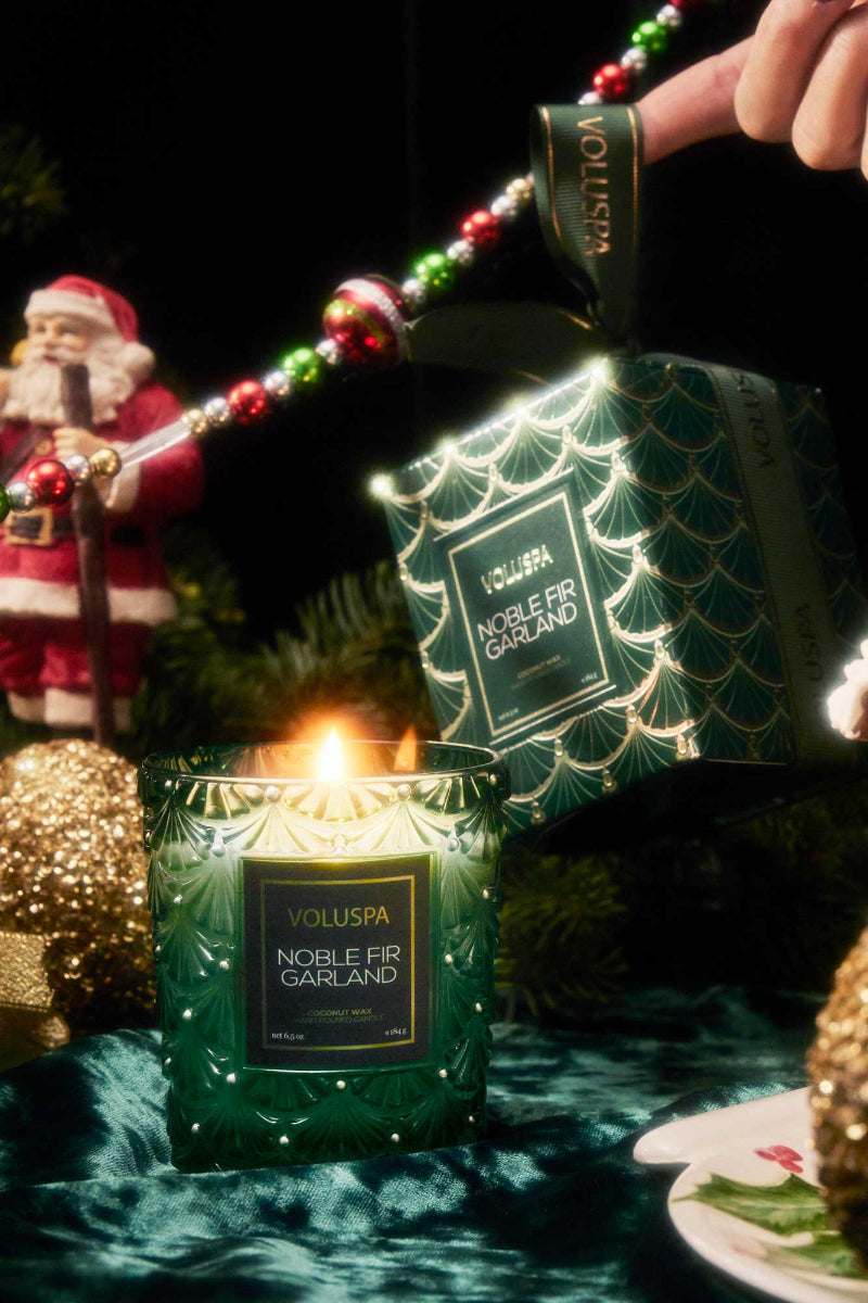 Voluspa Noble Fir Garland Luxe Classic Candle