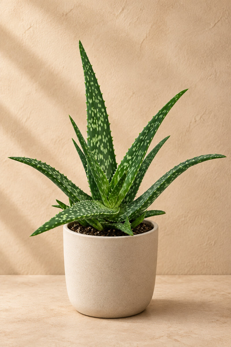 Aloe, Tropical White 4"