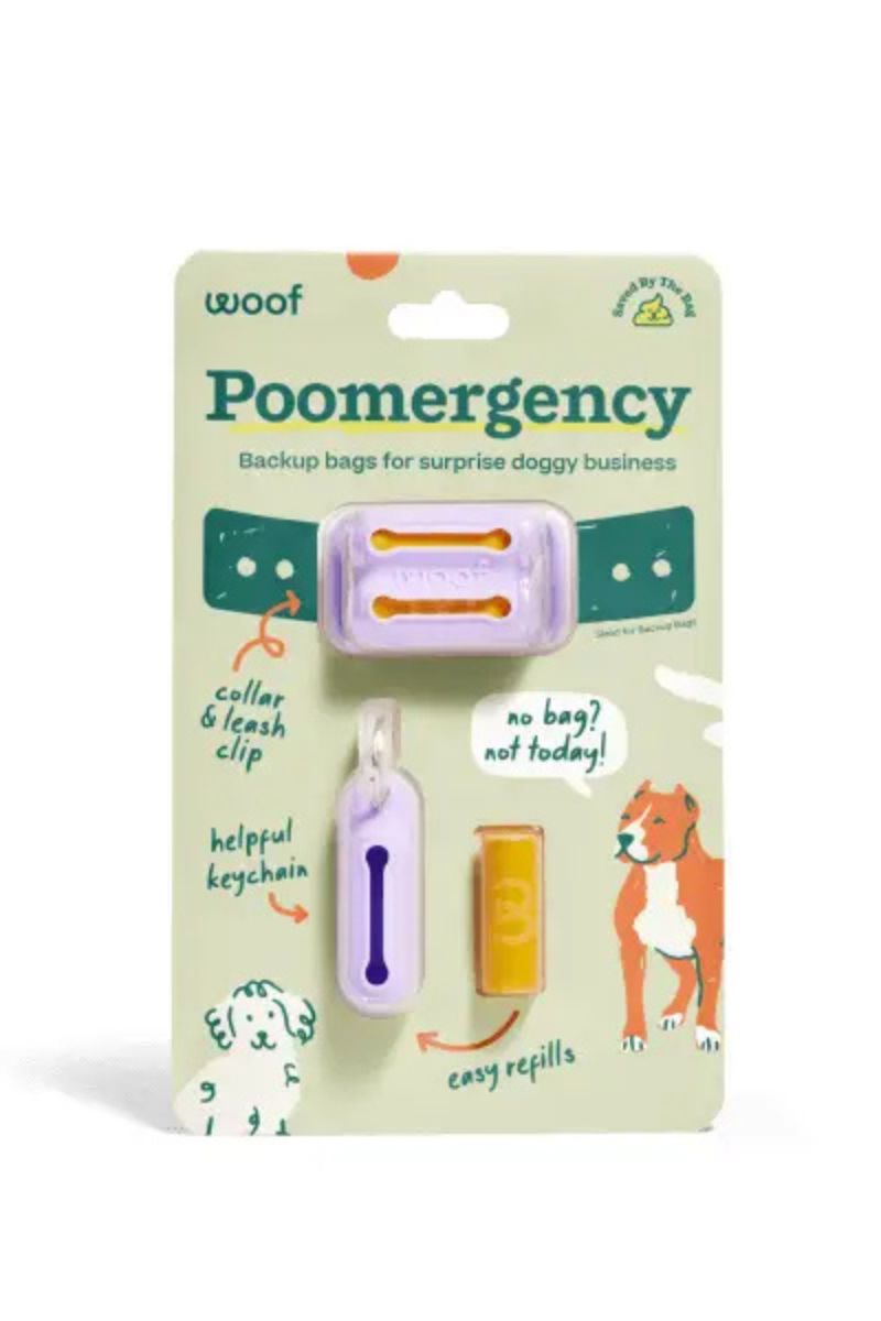 Woof Poomergency Bags Lavender