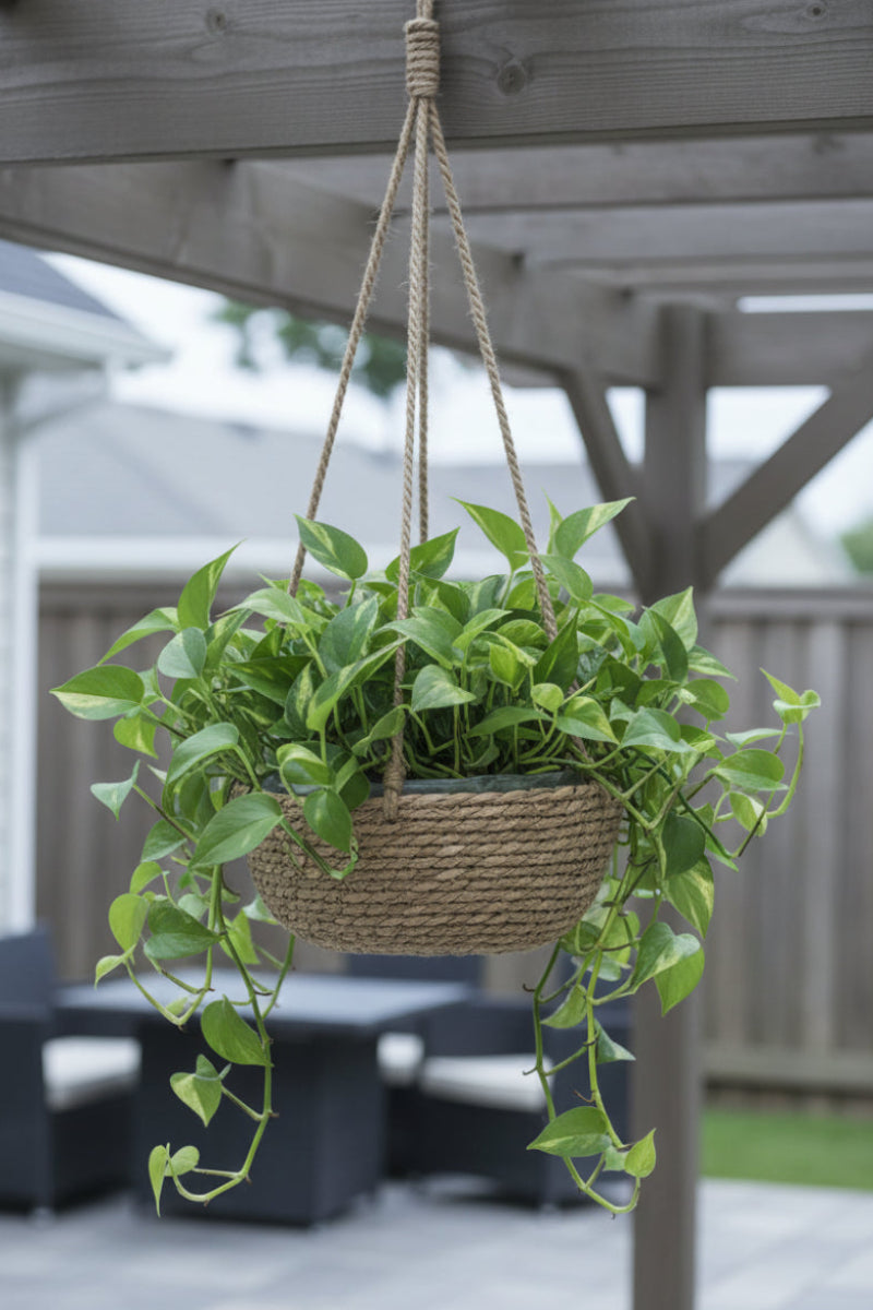 Hanging Planter Basket Large Seagrass