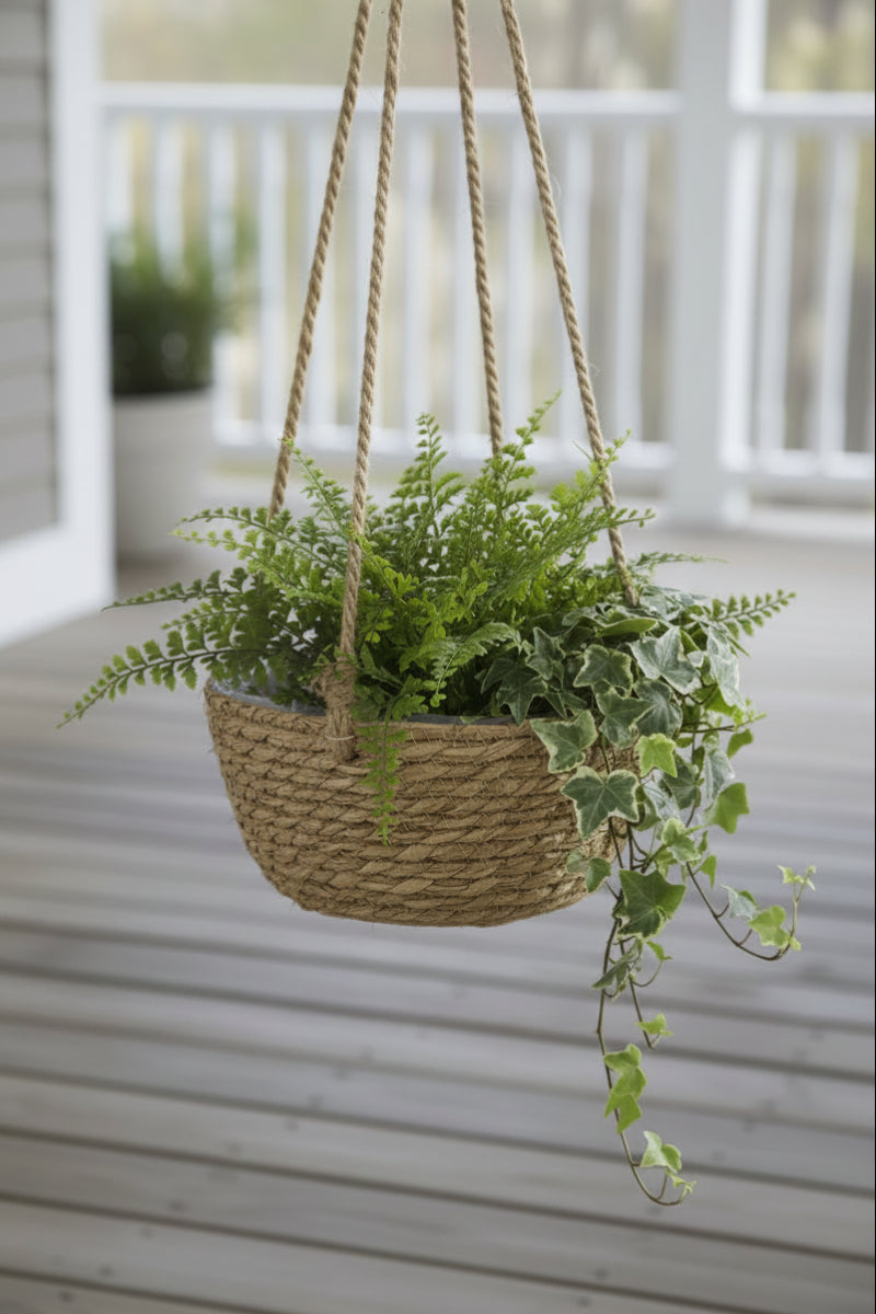 Hanging Planter Basket Small Seagrass