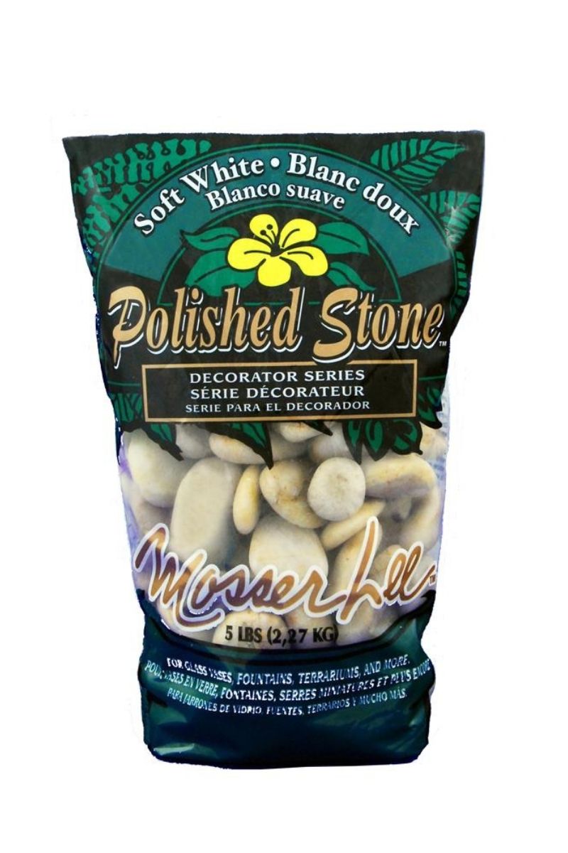 Mosser-Lee White Polished Stone 5 lb