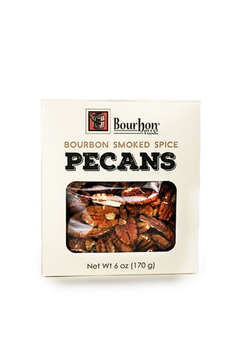 Bourbon Barrel Foods Bourbon Smoked Pecans 6 oz