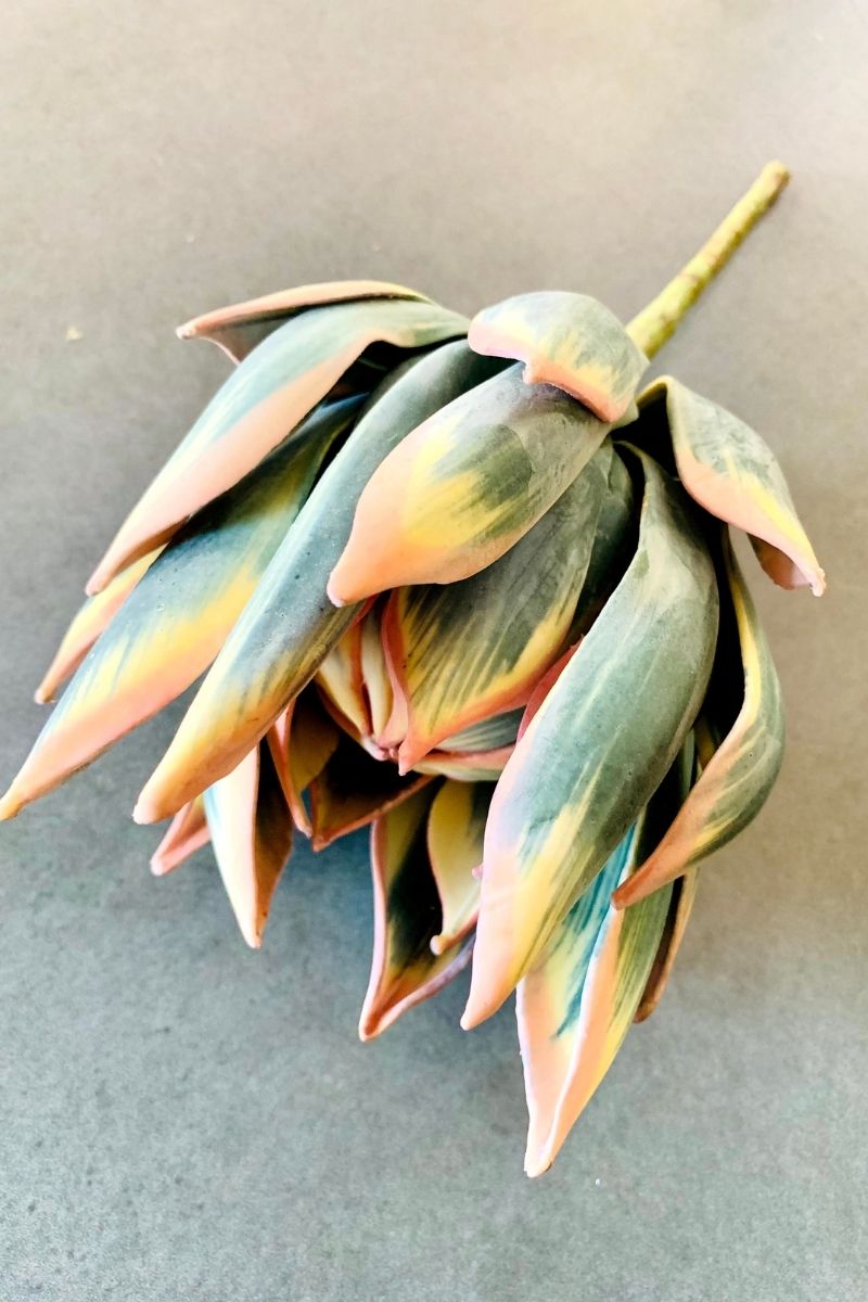 SILK ARTICHOKE BLOSSOM 14" YW