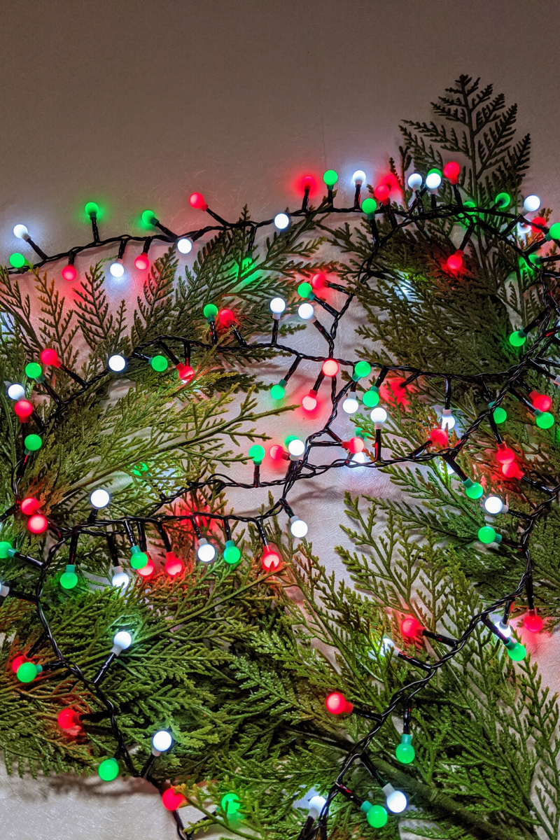 LED Cherry Lights Twinkle Effect Outdoor 500 Lights Multi