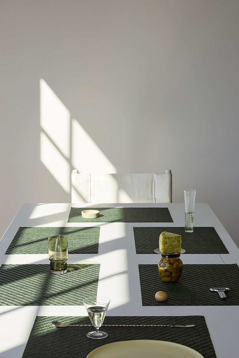 Chilewich Foxtail Placemat Rectangle 14"x19" Thyme