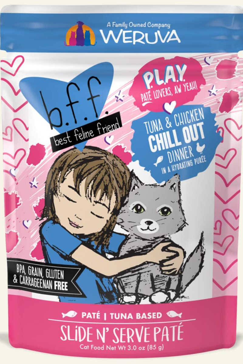 Weruva BFF P.L.A.Y. Tuna & Chicken Chill Out Pouch 3 oz