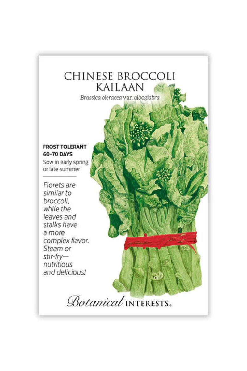Botanical Interests Chinese Broccoli/Kallaan Seeds