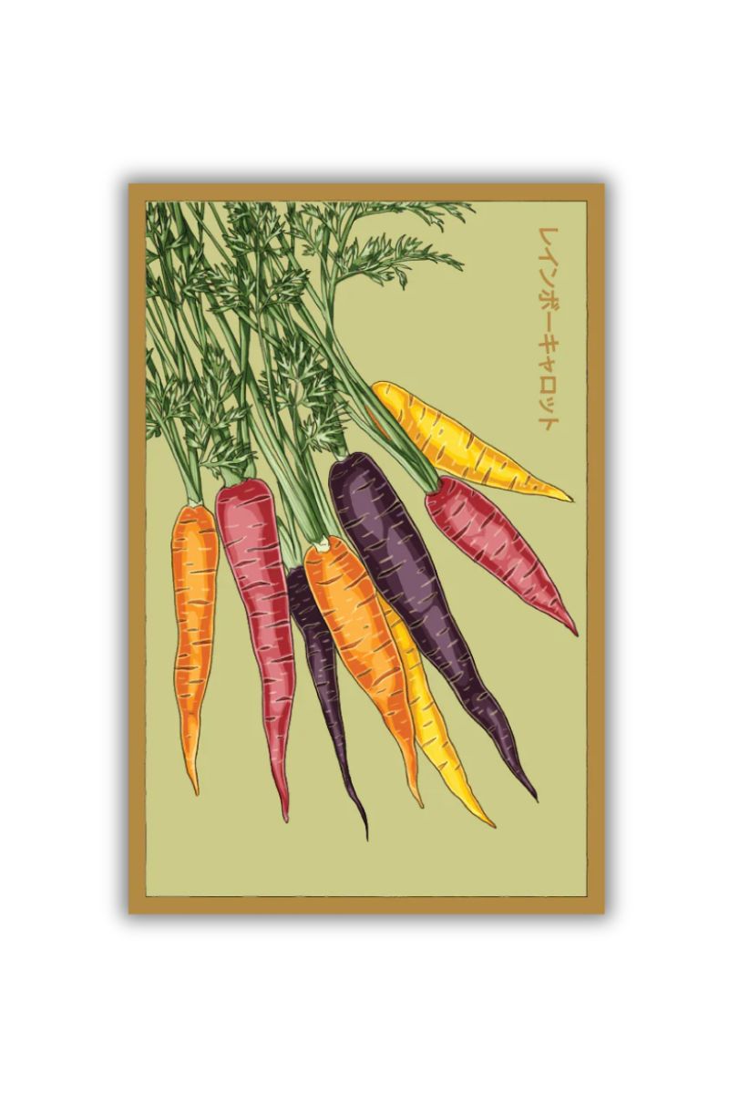Chive Rainbow Carrot Vegetable Seeds