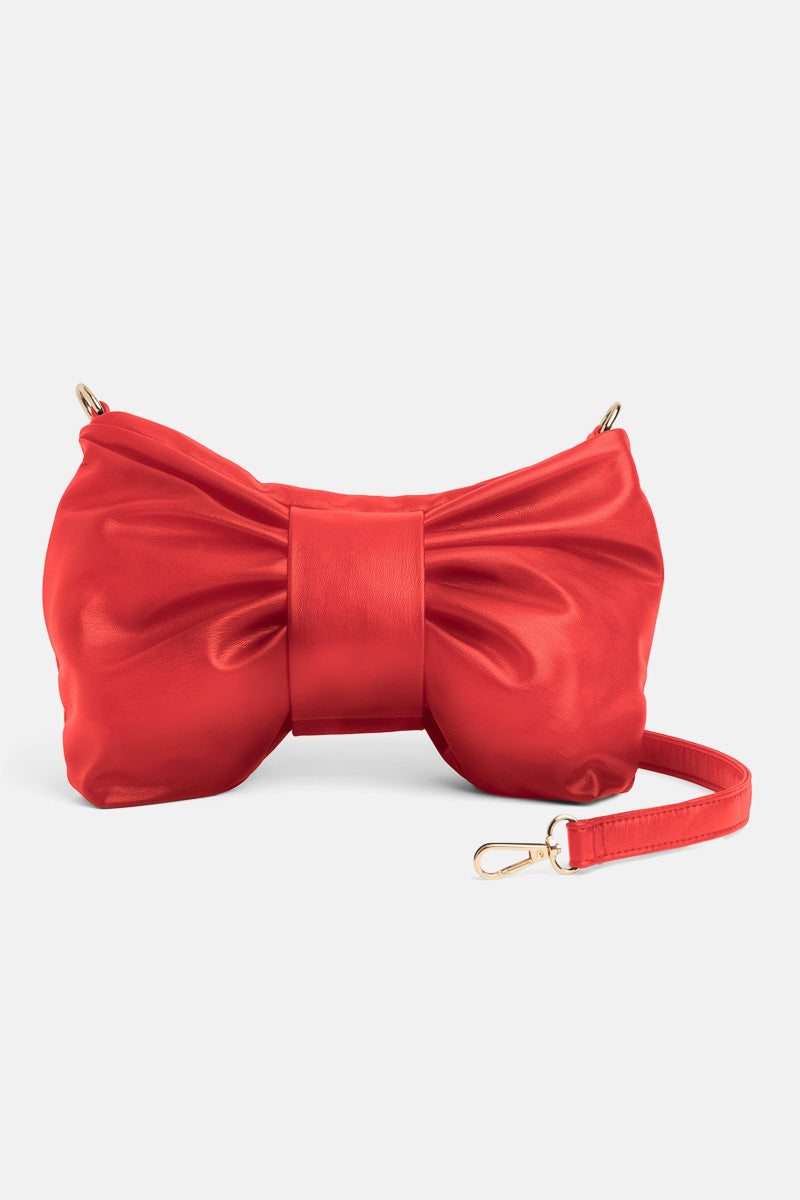 Clarissa Bow Crossbody Red