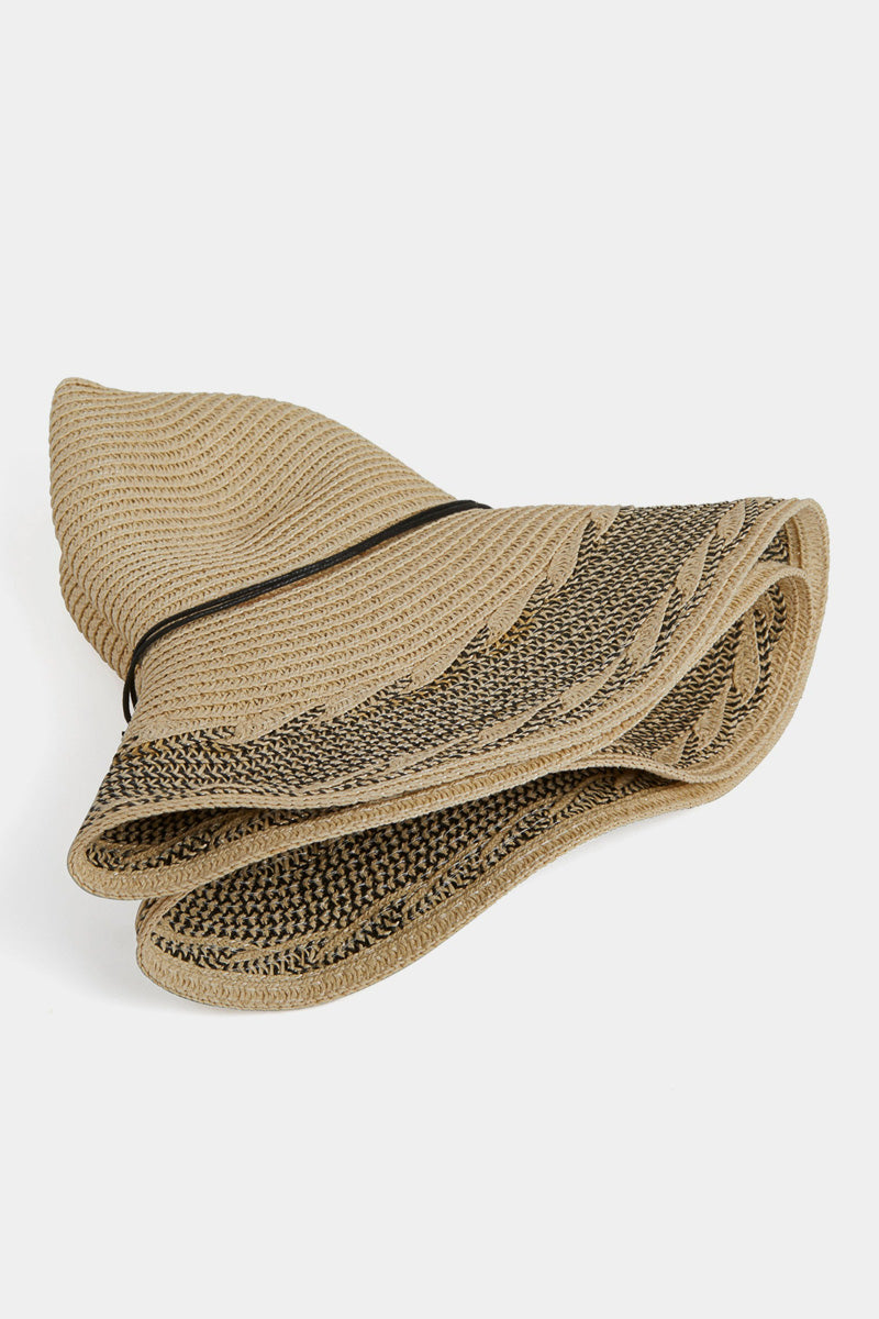 Demi Floppy Hat Sand & Black