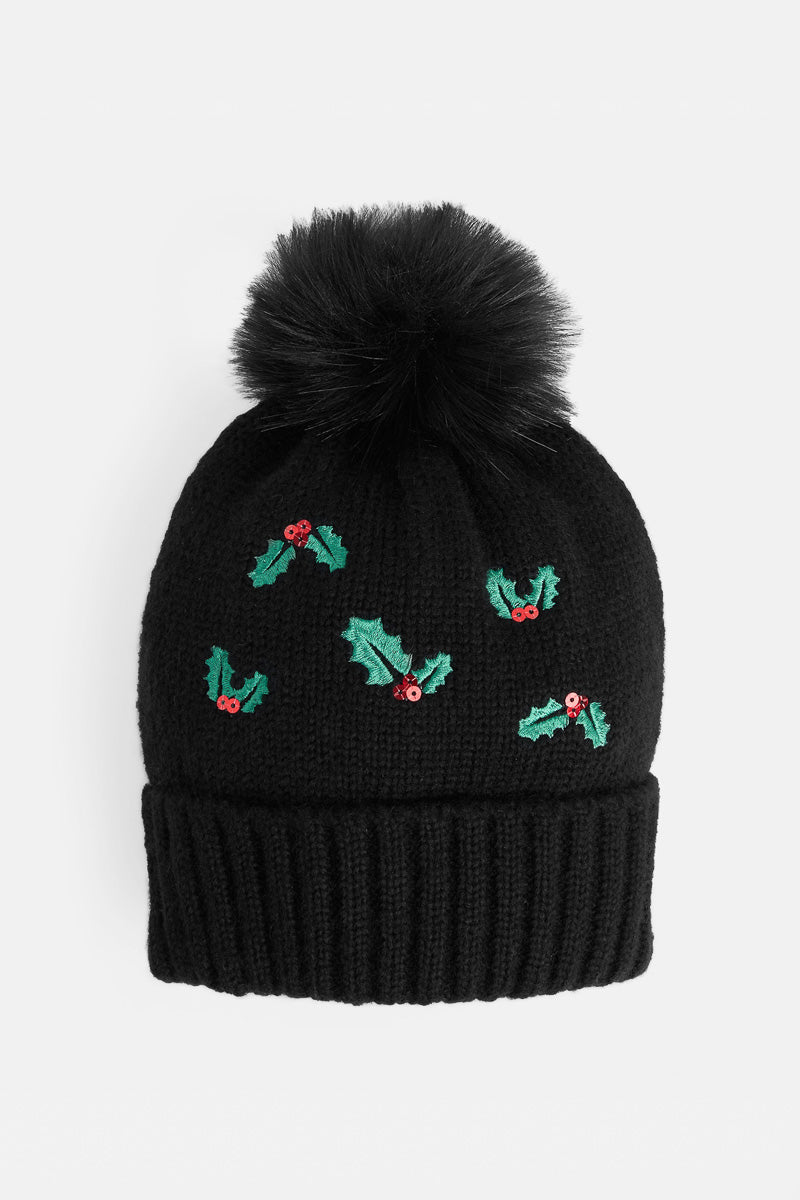 Holly-Day Knit Hat
