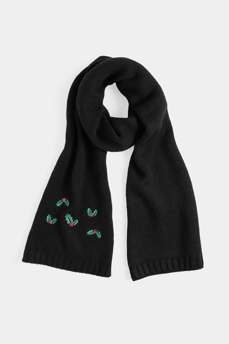 Holly-Day Knit Scarf