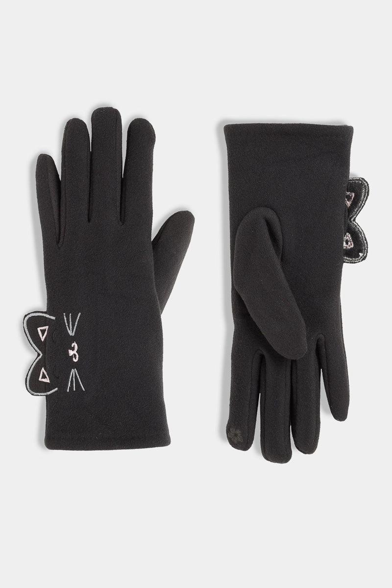 Touchscreen Gloves Kitty Ears