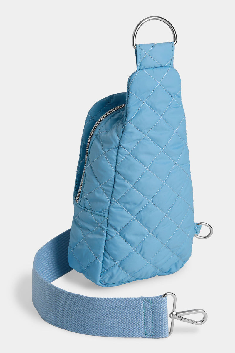 Rhea Puffer Crossbody Sky Blue