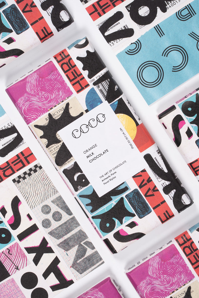 COCO Chocolatier Orange Milk Chocolate Bar