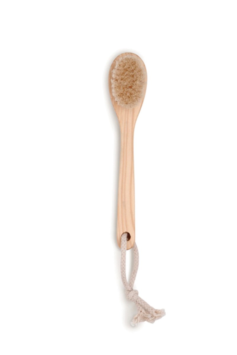 Baudelaire Long-Handle Complexion Brush Cedar 9"