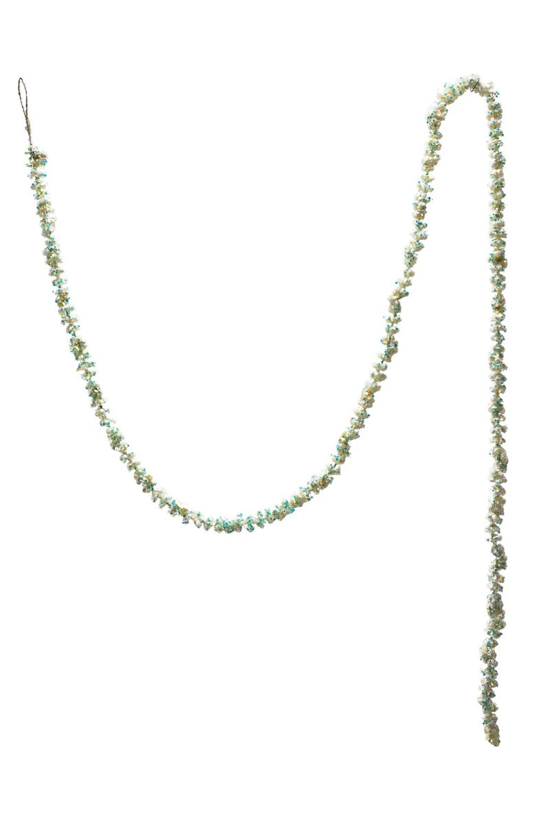 Garland with Iridescent Glitter 72" Multi Color