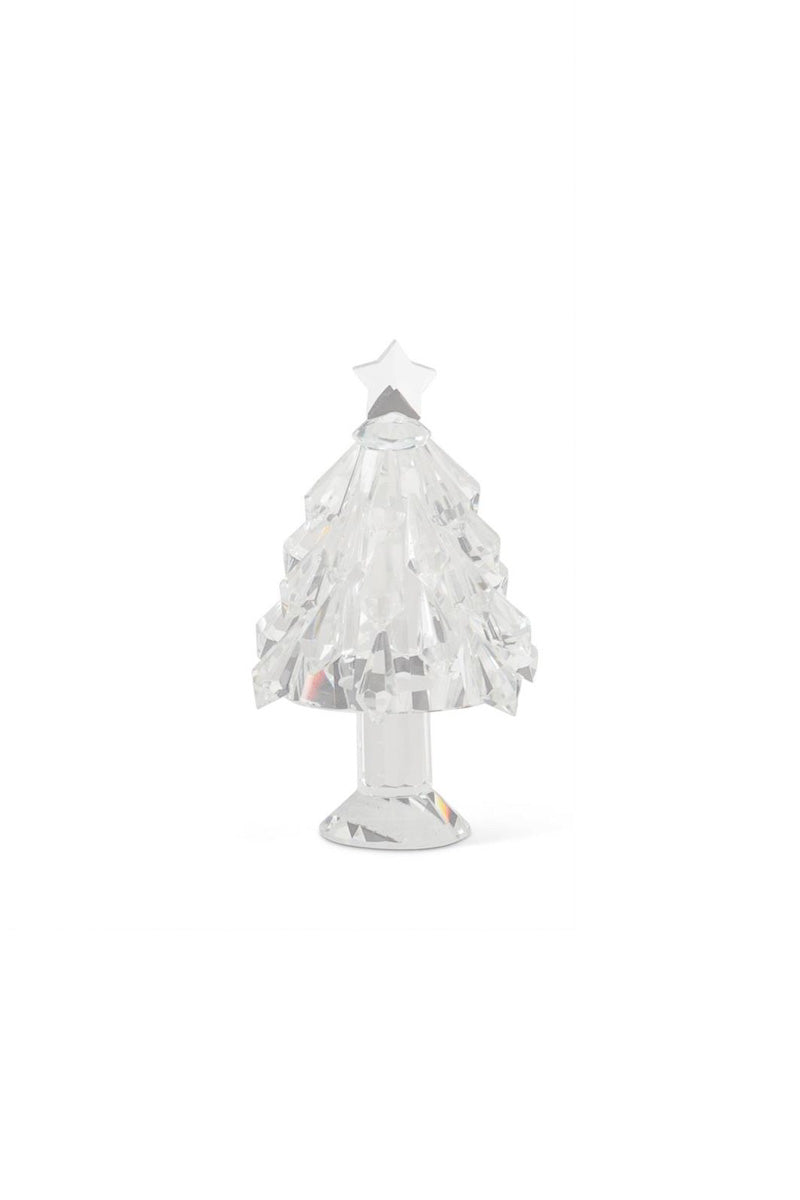 Crystal Christmas Tree With Star Topper Small
