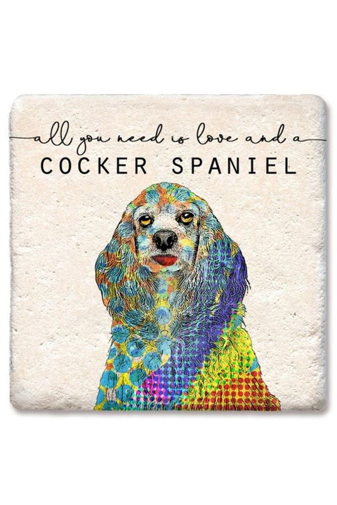 COASTER, COCKER SPANIEL