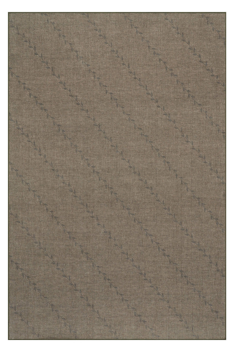 Dash & Albert Ivy Soft Floral Washable Rug 2'x3' Brown