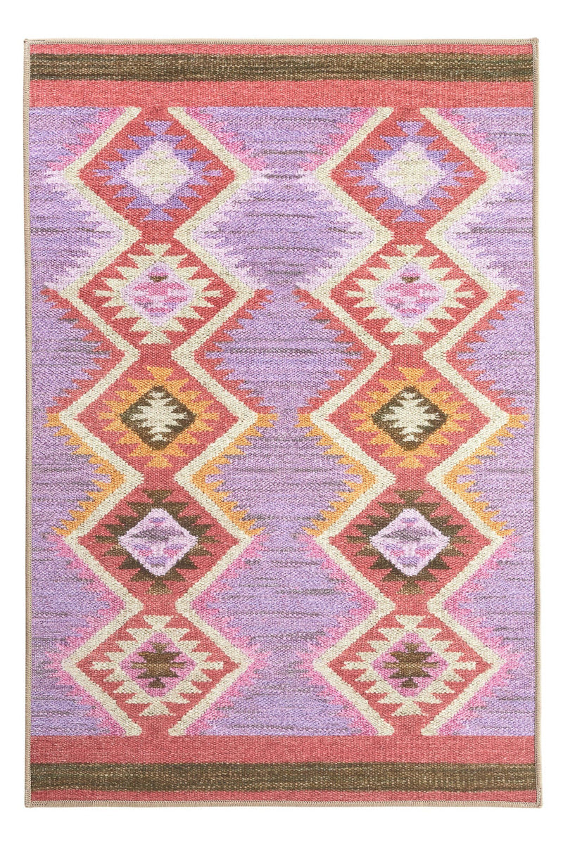 Dash & Albert Rhapsody Machine Washable Rug 2'x3' Spice