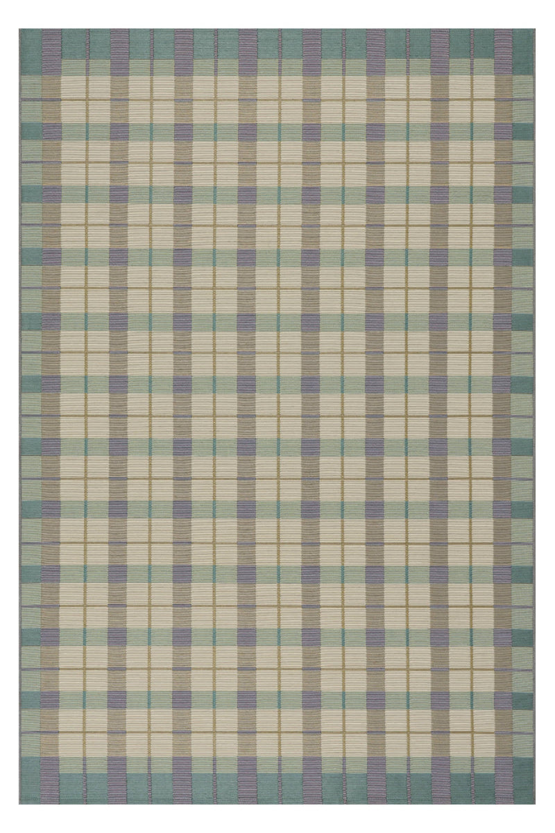 Dash & Albert Sundara Modern Plaid Indoor Rug 2'x3' Grey