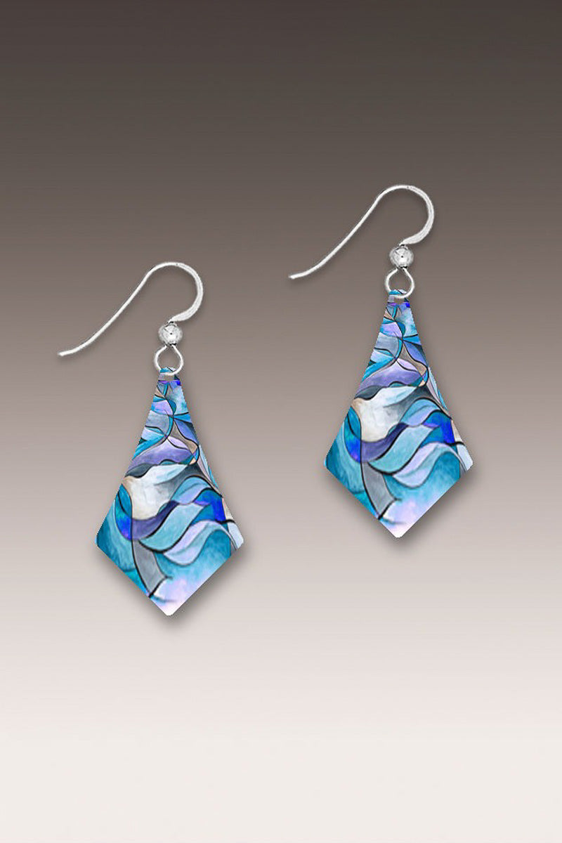 DC Designs CB Earrings with Silver Ear Wires