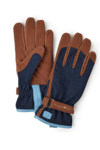 Burgon & Ball Gloves Denim Small/Medium