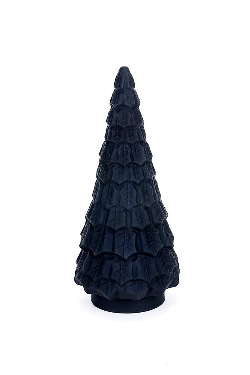 Glass Christmas Tree 12" Black