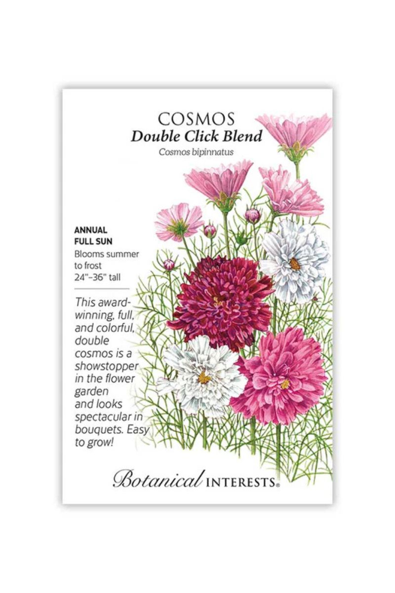 Botanical Interests Double Click Blend Cosmos Seeds