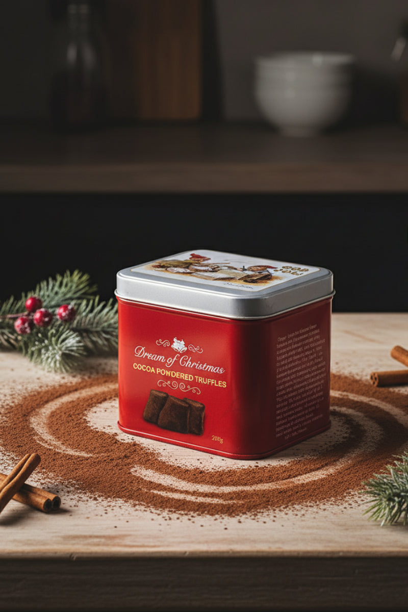 Dream of Christmas Cocoa Truffles Tin