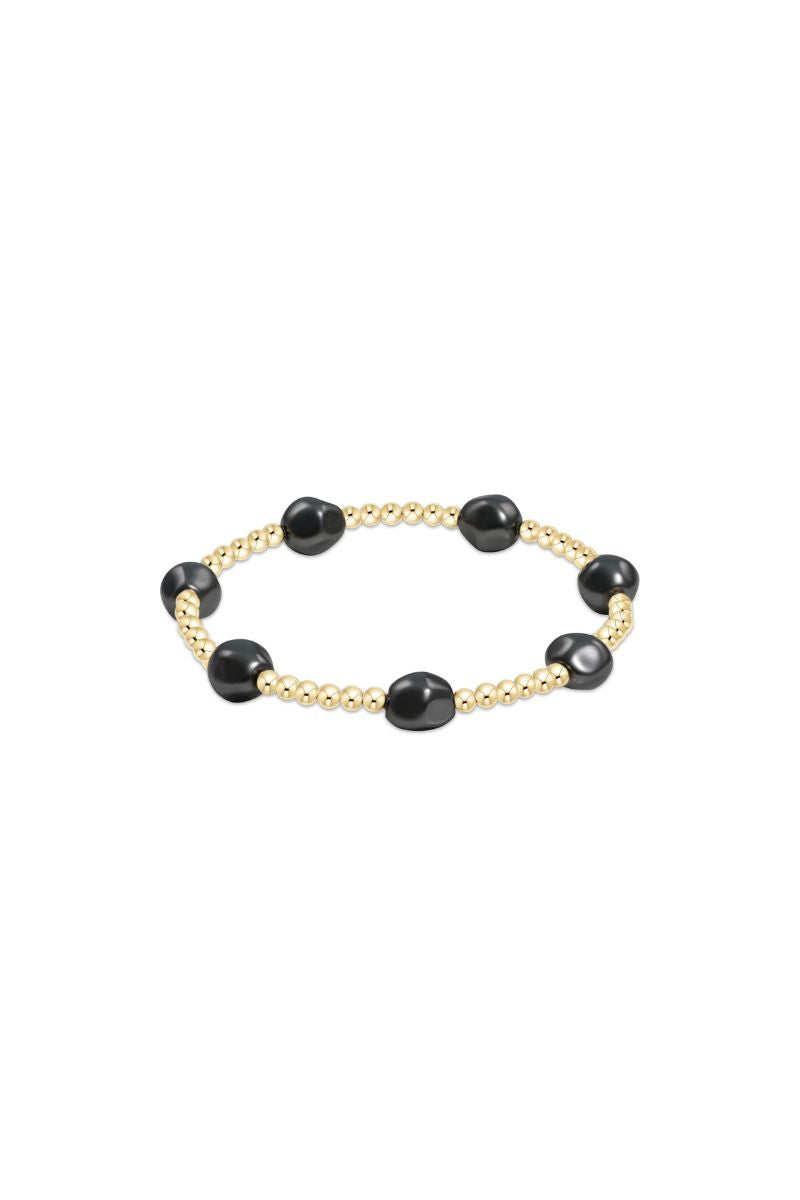 enewton Admire Gold 3mm Bead Bracelet Pearl