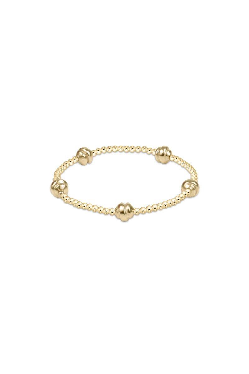 enewton Admire Small Gold 2.5mm Bead Bracelet Gold