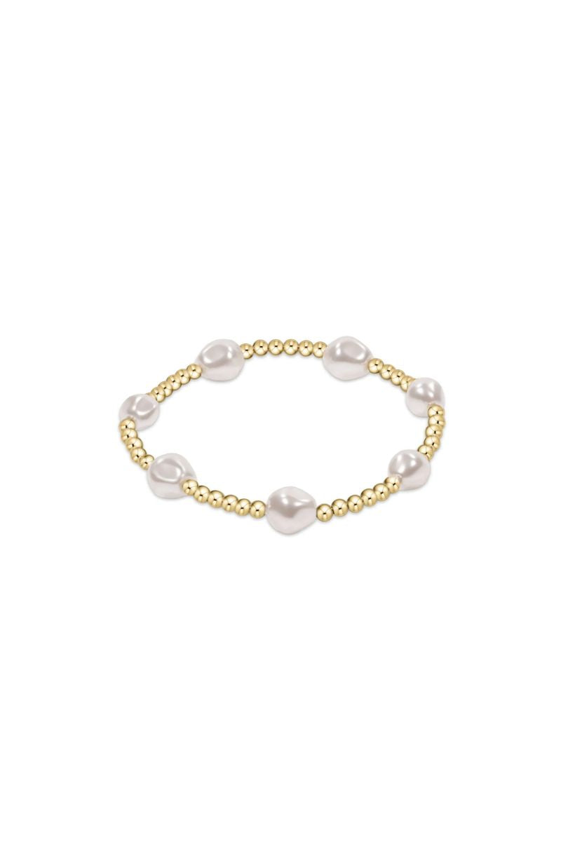 enewton Extends Admire Pearl 3mm Gold Bracelet