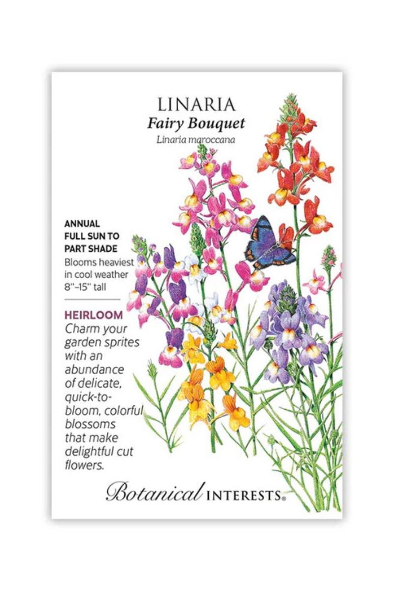 Botanical Interests Fairy Bouquet Linaria Seeds